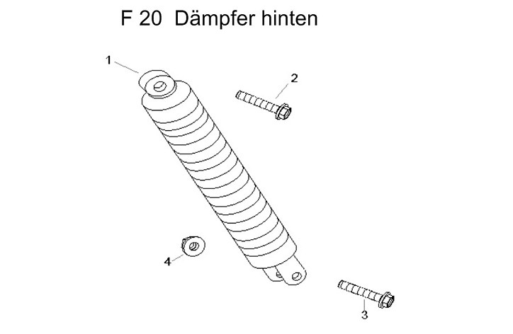 F20 Dämpfer hinten
