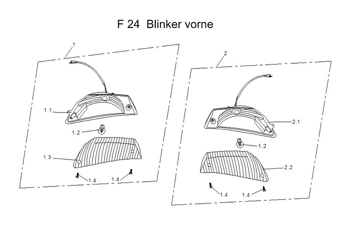 F24 Blinker vorne